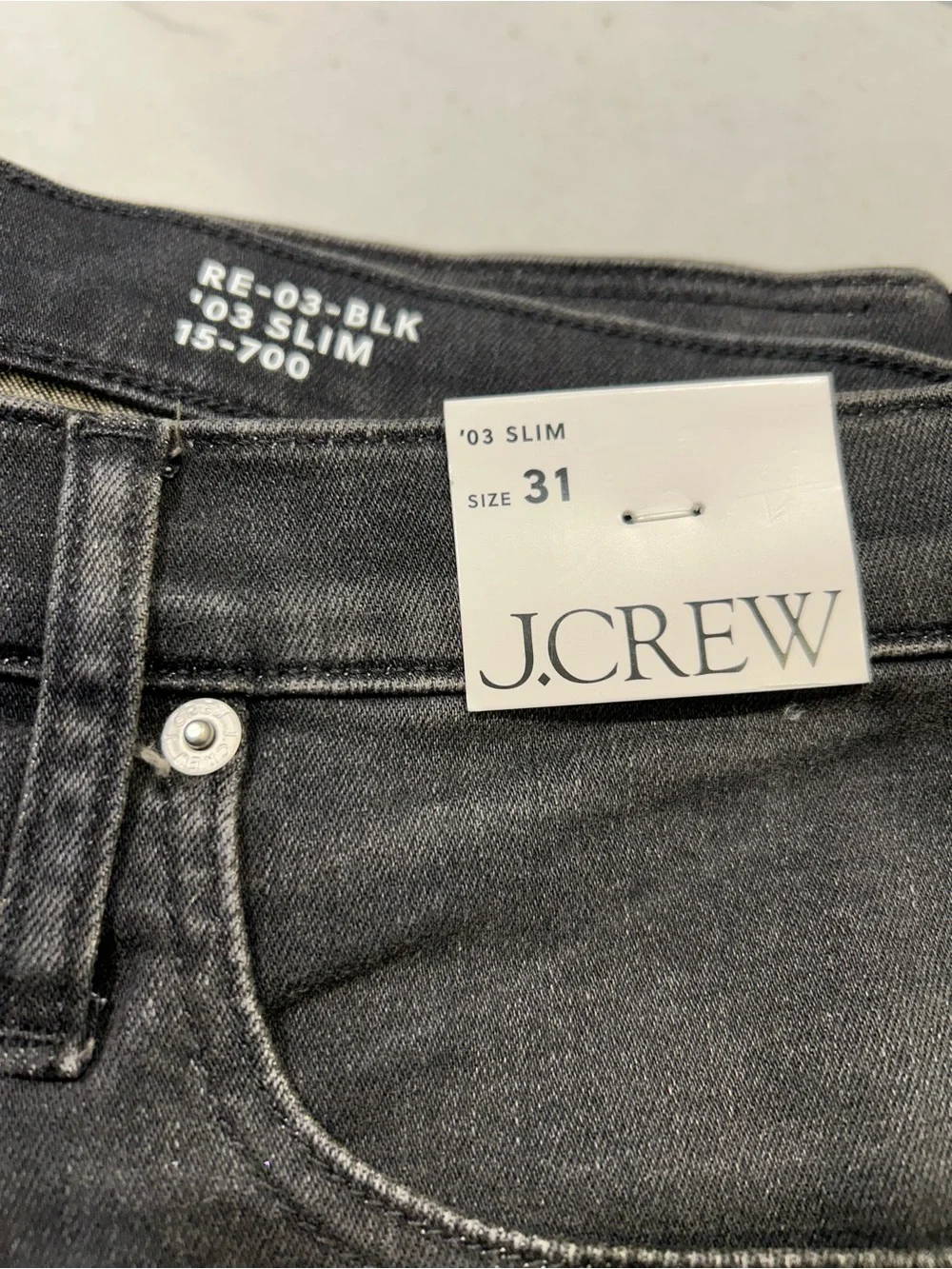 J. Crew Black Slim Jeans - Size 31